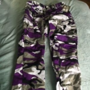 Purple Camo Pants